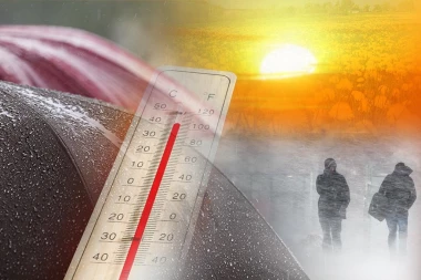 DANAS LETNJA TEMPERATURA, PA POTPUNI PREOKRET! Od sunca do snega preko noći, pripremite se!