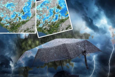 KIŠA, GRMLJAVINA, PA ČAK I GRAD! RHMZ upozorava na nepogode, u jednom delu zemlje očekuje se NAJGORE