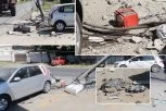 PRVE SLIKE NESREĆE U KOJOJ JE POGINULA DEVOJČICA (16) U DOBANOVCIMA! Ona upravljala vozilom, pa udarila u stub: DVOJICA DEČAKA U TIRŠOVOJ! (VIDEO)